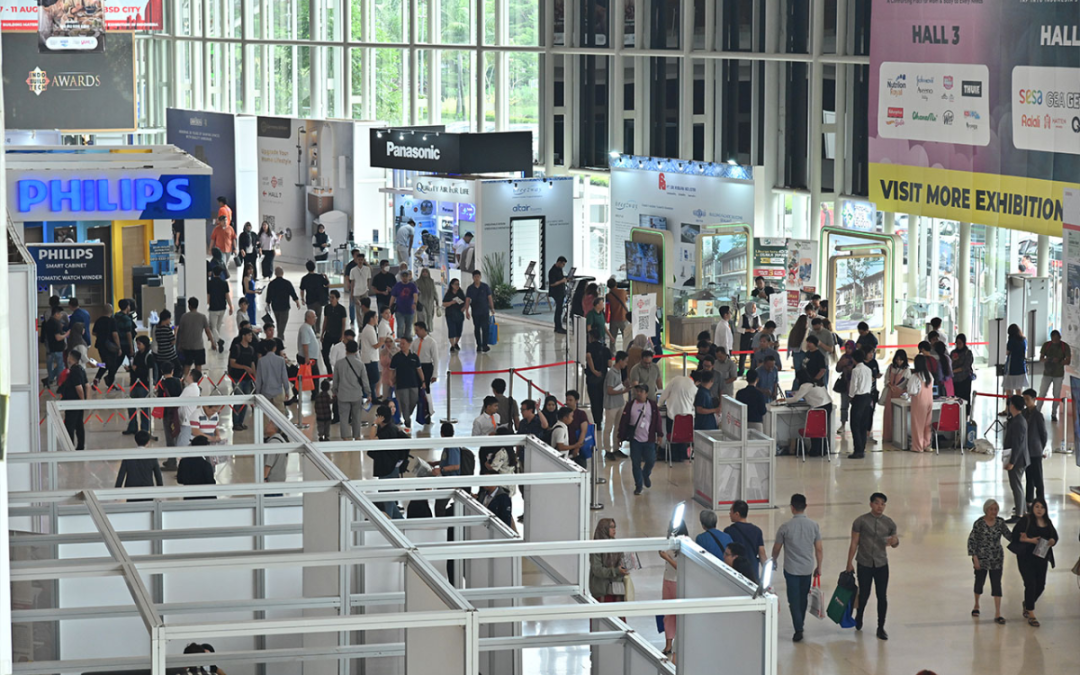 Crowd visitor at IndoBuildTech Expo 2024